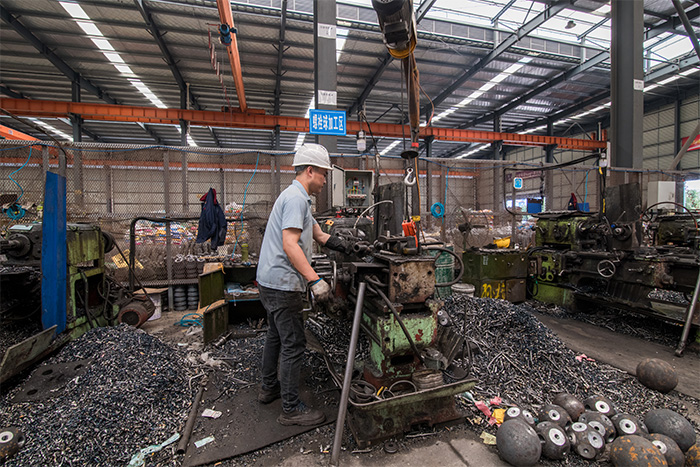 七台河网架配件-螺栓球加工车间